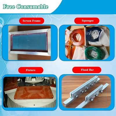 เครื่องพิมพ์สกรีนไม้บรรทัดพลาสติกอัตโนมัติพร้อมระบบบ่ม UV LED