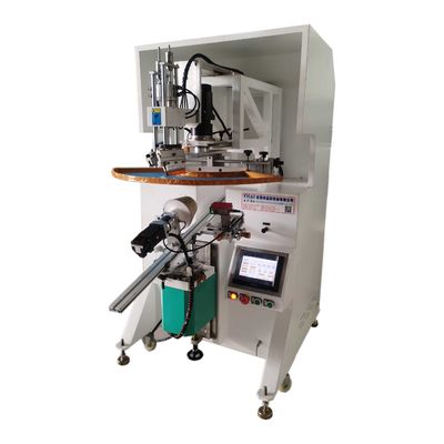 เครื่องพิมพ์หน้าจอพื้นผิวทรงกรวยปฏิบัติการสัมผัส PLC