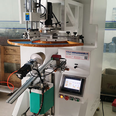 เครื่องพิมพ์หน้าจอพื้นผิวทรงกรวยปฏิบัติการสัมผัส PLC